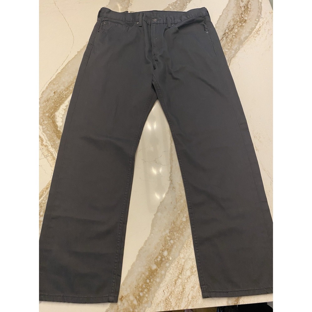 Levi Men's 505 Jeans Regular Fit Straight Leg Size 36 X 30 Olive Green NWT